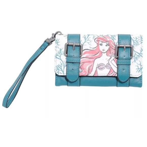 New Disney Loungefly Ariel Mermaid Wallet - Picture 6 of 8